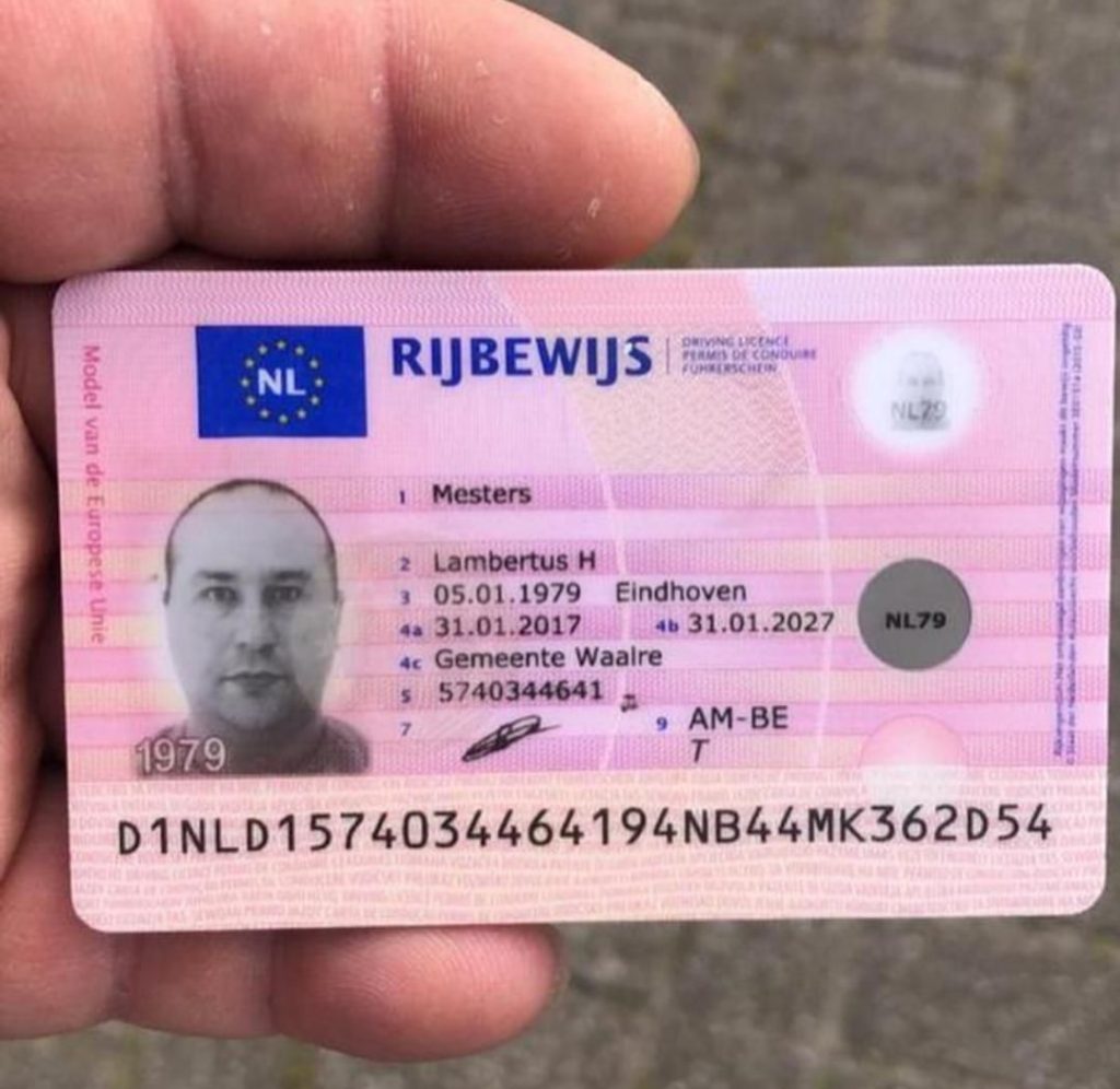 geregistreerd rijbewijs kopen